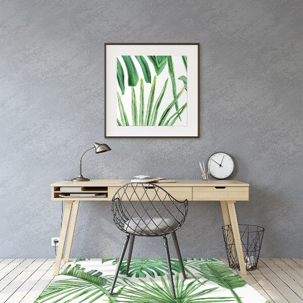 Mata pod fotel ochrona paneli Palma i Monstera