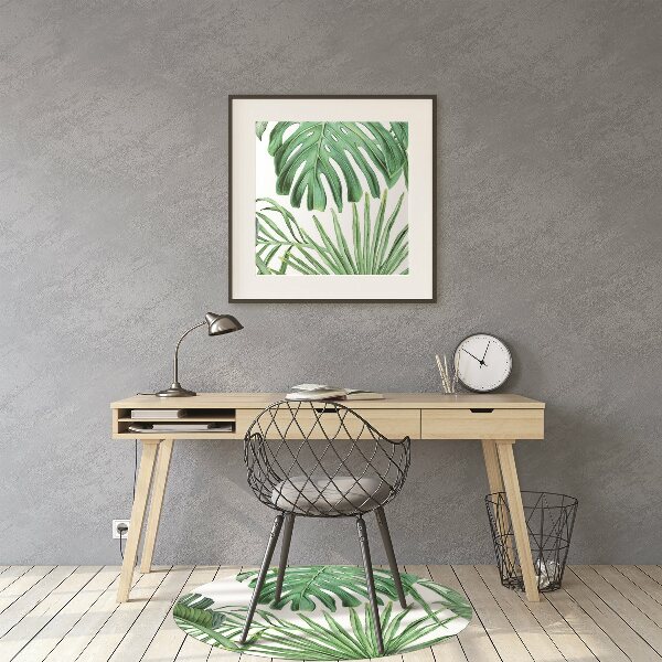 Mata pod fotel ochrona paneli Palma i Monstera