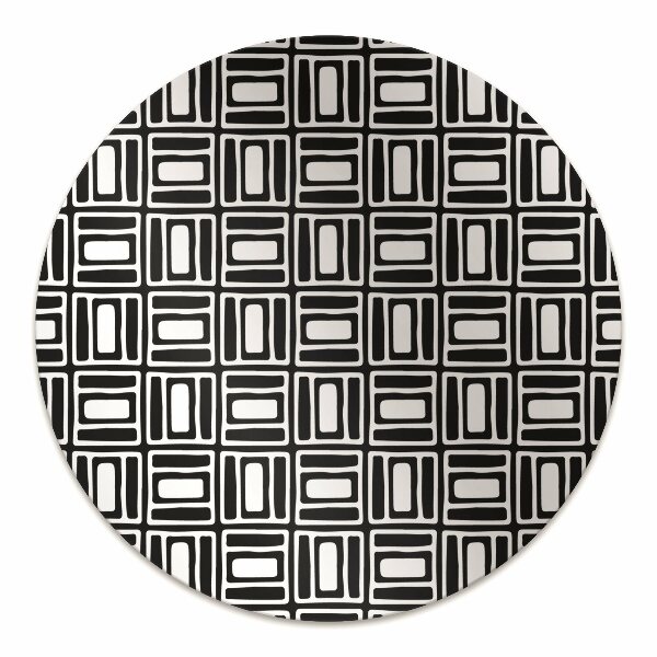 Mata pod krzesło do biura Geometryczny wzór