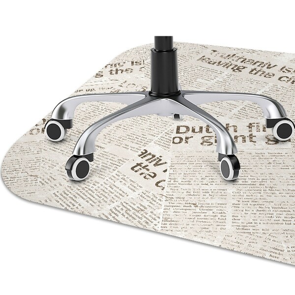 Mata ochronna pod fotel Gazety w stylu vintage