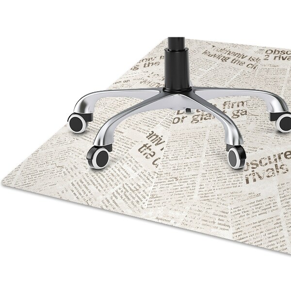 Mata ochronna pod fotel Gazety w stylu vintage