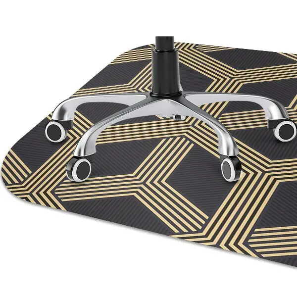 Mata pod krzesło do biura Geometryczny wzór