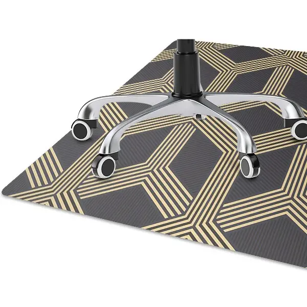 Mata pod krzesło do biura Geometryczny wzór