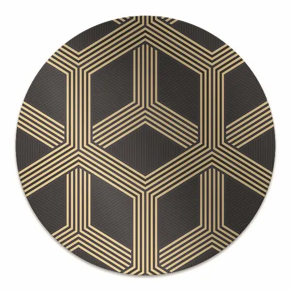 Mata pod krzesło do biura Geometryczny wzór