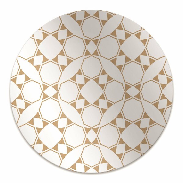 Mata pod krzesło do biura Wzór geometryczny