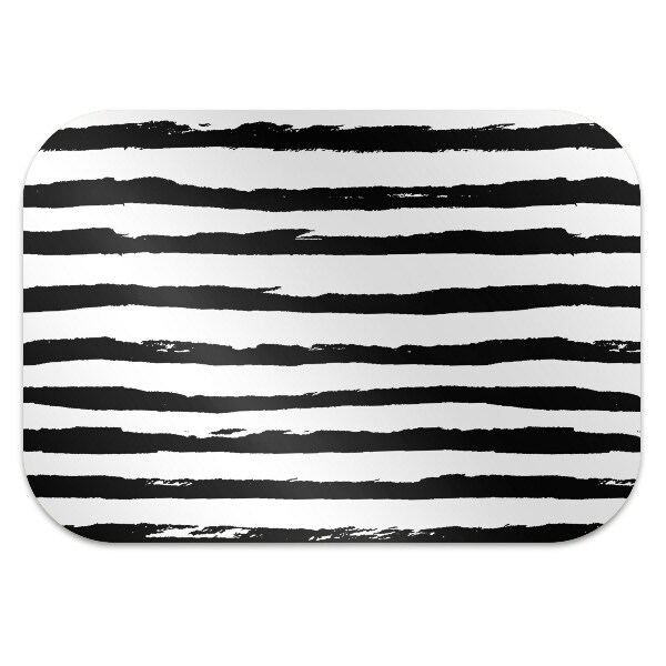 Mata na podłogę pod krzesło Wzór zebra