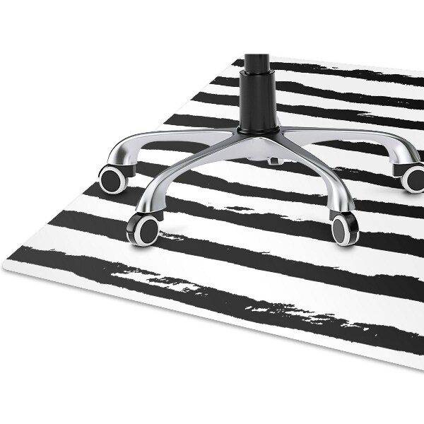 Mata na podłogę pod krzesło Wzór zebra
