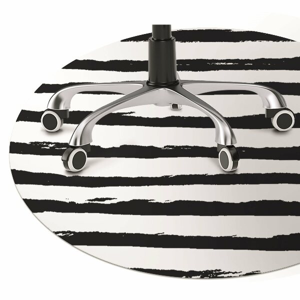 Mata na podłogę pod krzesło Wzór zebra