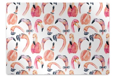 Mata pod fotel ochrona paneli Szalone Flamingi