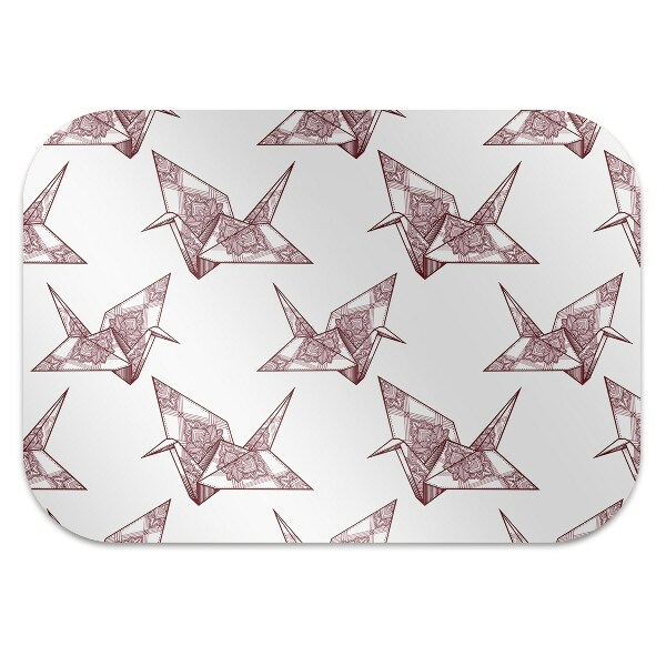 Mata pod fotel biurowy Ptaki origami