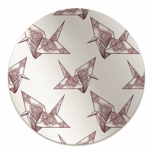 Mata pod fotel biurowy Ptaki origami