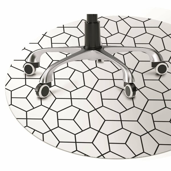 Mata pod krzesło Geometryczne kształty