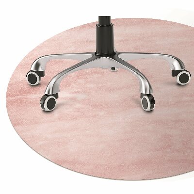 Podkładka pod krzesło obrotowe Różowa tekstura