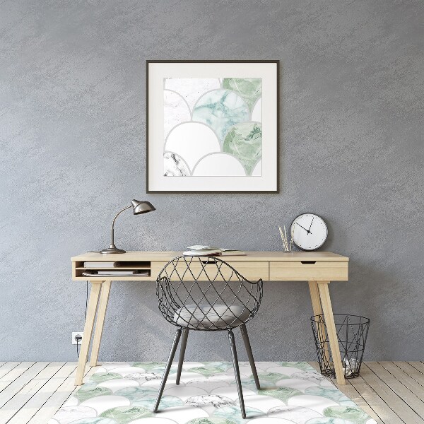 Mata pod fotel biurowy Przegrzebki