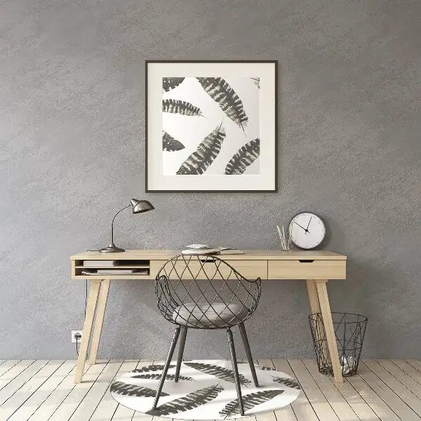 Mata na podłogę pod krzesło Pióra w stylu Boho