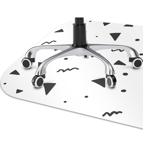 Mata pod krzesło Geometryczne kształty