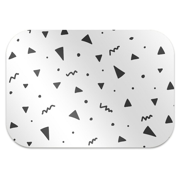Mata pod krzesło Geometryczne kształty