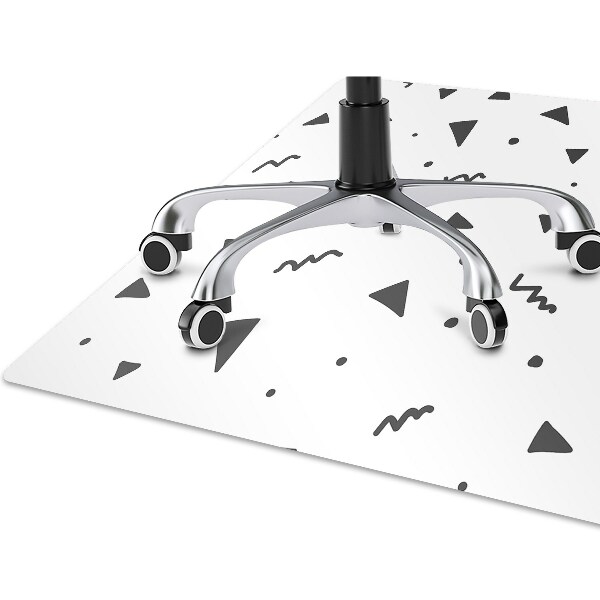 Mata pod krzesło Geometryczne kształty