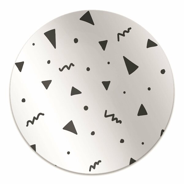 Mata pod krzesło Geometryczne kształty
