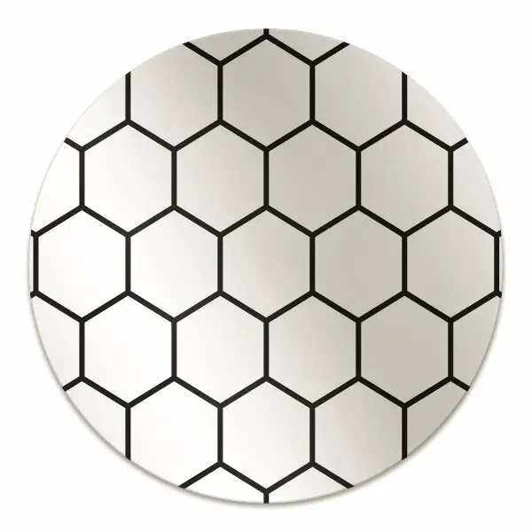 Mata pod krzesło do biura Wzór plater miodu