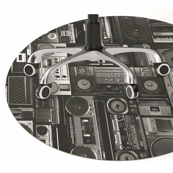 Mata na podłogę pod krzesło Old school boombox