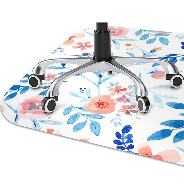 Mata pod krzesło do biura Sztuka botaniczna