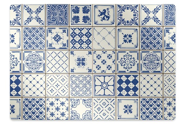 Podkładka pod krzesło obrotowe Płytki Azulejos
