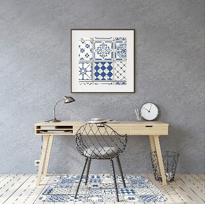 Podkładka pod krzesło obrotowe Płytki Azulejos