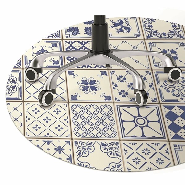 Podkładka pod krzesło obrotowe Płytki Azulejos