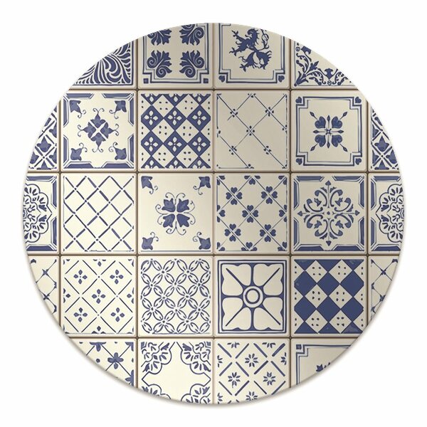Podkładka pod krzesło obrotowe Płytki Azulejos