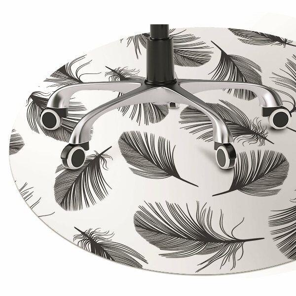 Mata na podłogę pod krzesło Rysowane pióra