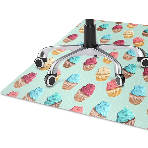 Mata pod krzesło do biura Babeczki muffinki