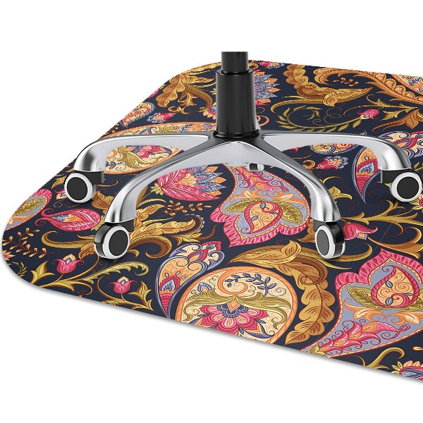 Mata pod fotel ochrona paneli Kolorowy Paisley