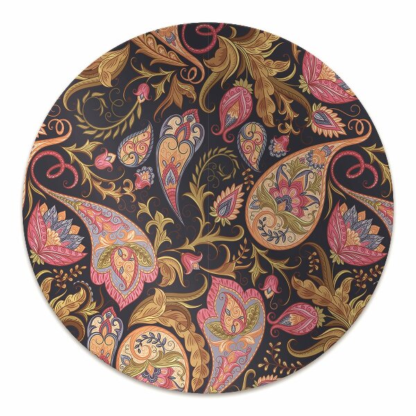 Mata pod fotel ochrona paneli Kolorowy Paisley