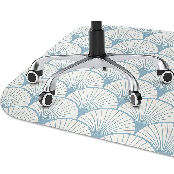 Mata pod krzesło do biura Retro przegrzebki