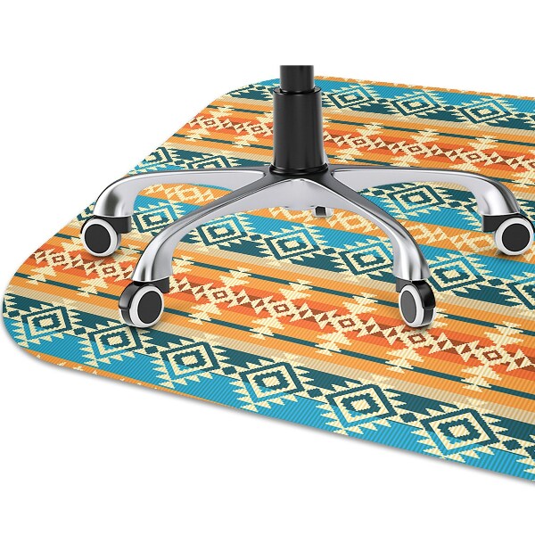 Mata pod fotel ochrona paneli Wzór styl navajo