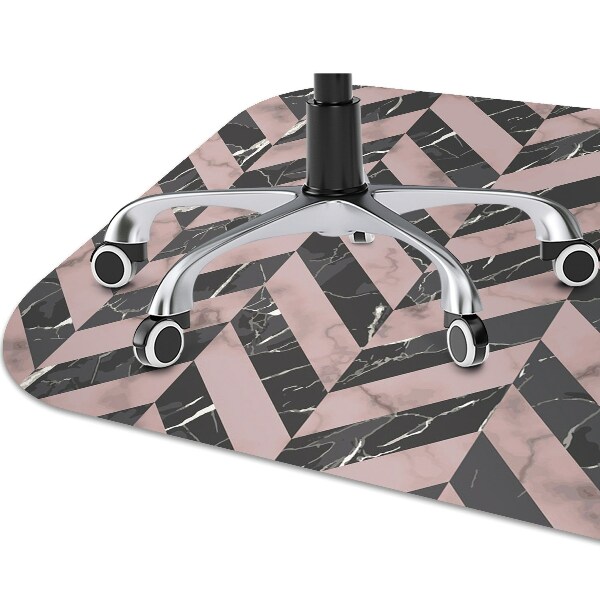Mata pod fotel ochrona paneli Marmur styl loft