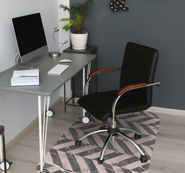 Mata pod fotel ochrona paneli Marmur styl loft
