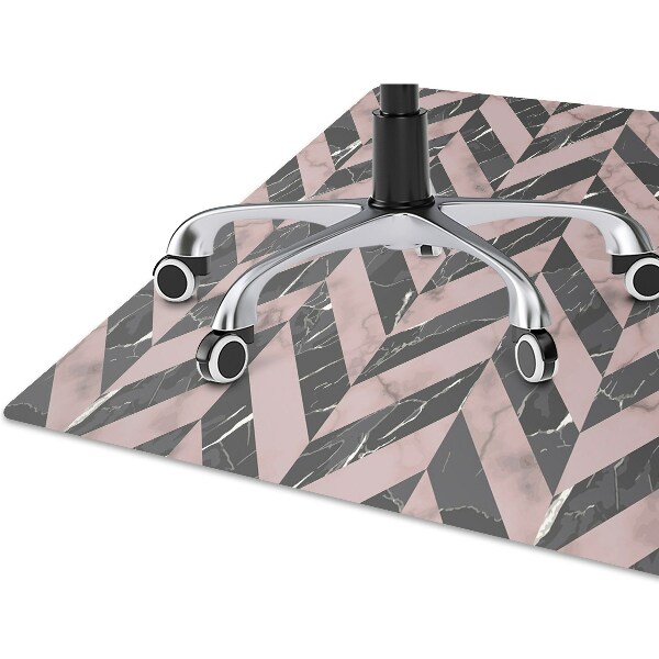 Mata pod fotel ochrona paneli Marmur styl loft