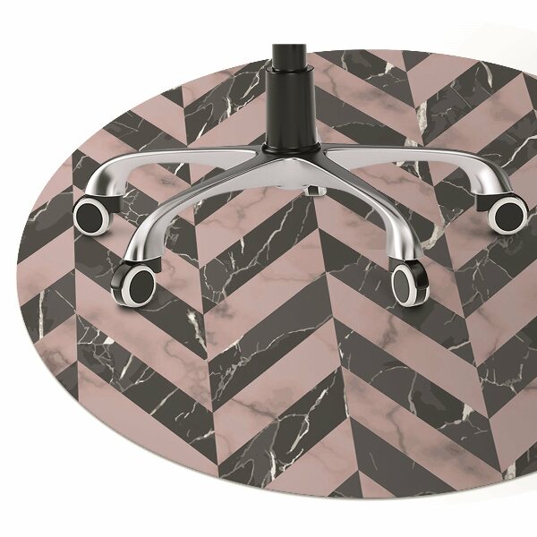Mata pod fotel ochrona paneli Marmur styl loft