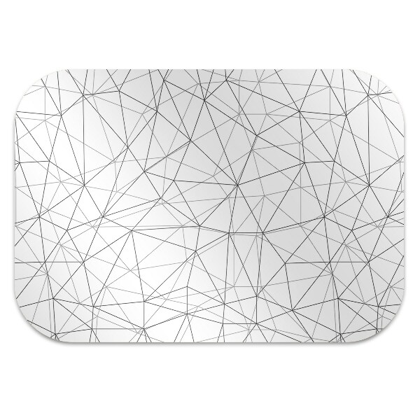 Mata na podłogę pod krzesło Geometryczne linie