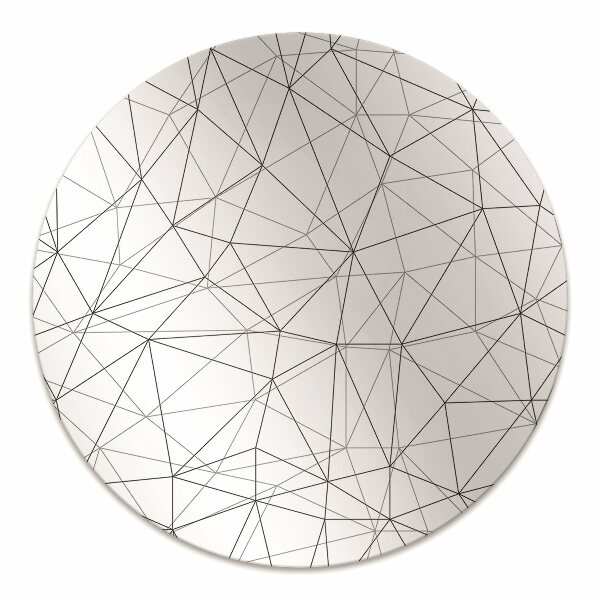 Mata na podłogę pod krzesło Geometryczne linie