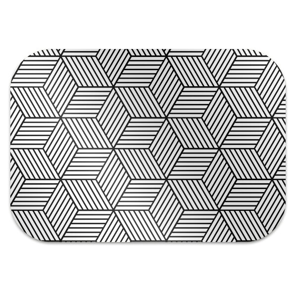 Podkładka pod fotel Kostki geometryczne