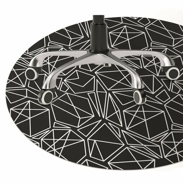 Mata pod krzesło Geometryczne kształty