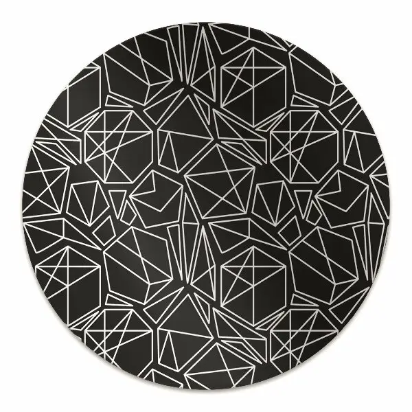 Mata pod krzesło Geometryczne kształty