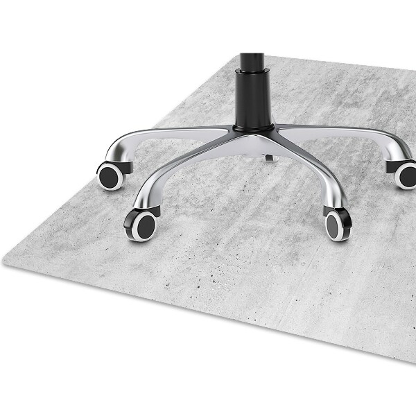 Mata pod fotel biurowy Szary beton