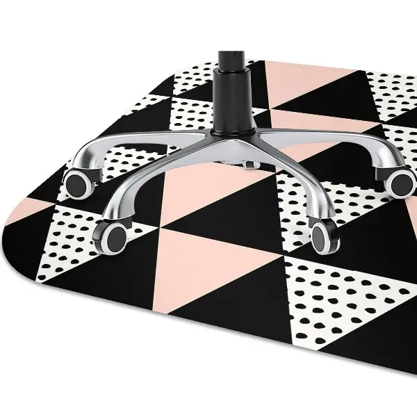 Mata pod krzesło Geometryczne trójkąty