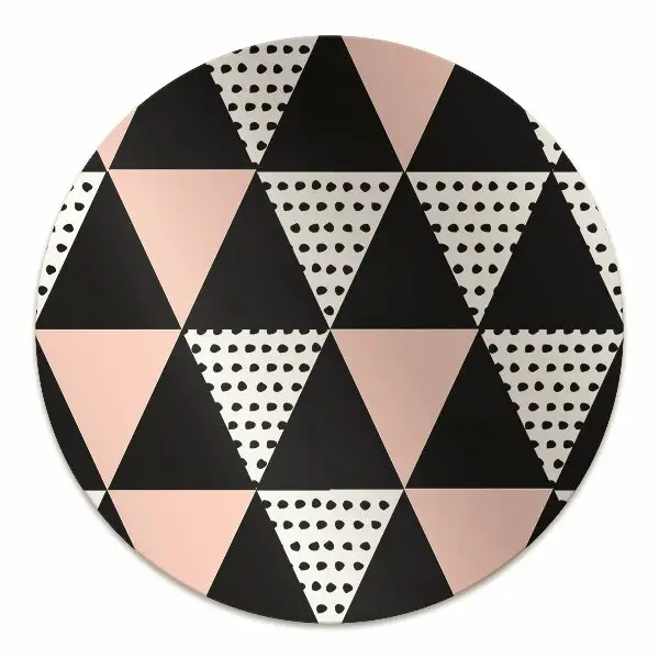 Mata pod krzesło Geometryczne trójkąty