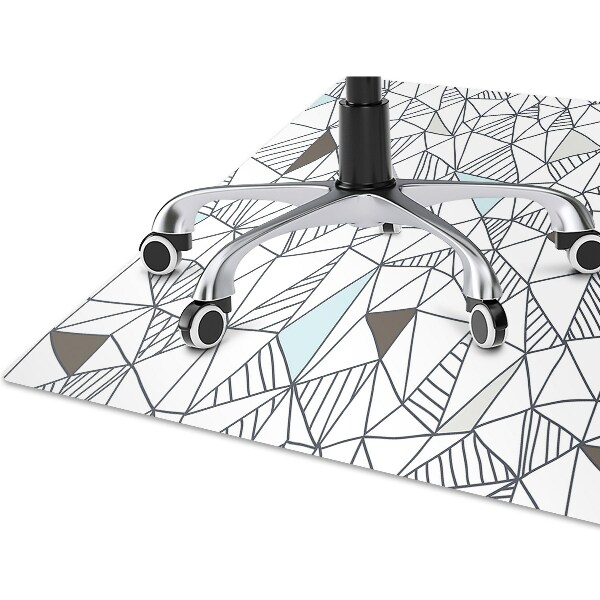 Mata pod krzesło do biura Geometryczny wzór