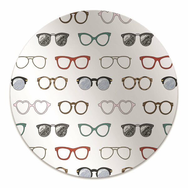 Mata pod fotel biurowy Retro okulary
